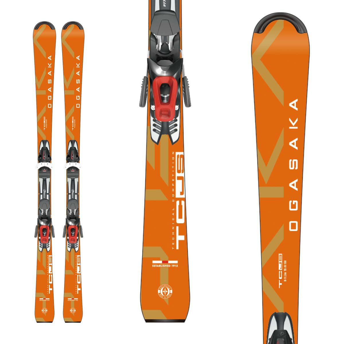 OGASAKA オガサカ スキー板 キッズ ジュニア 2025 TC-JS + Power