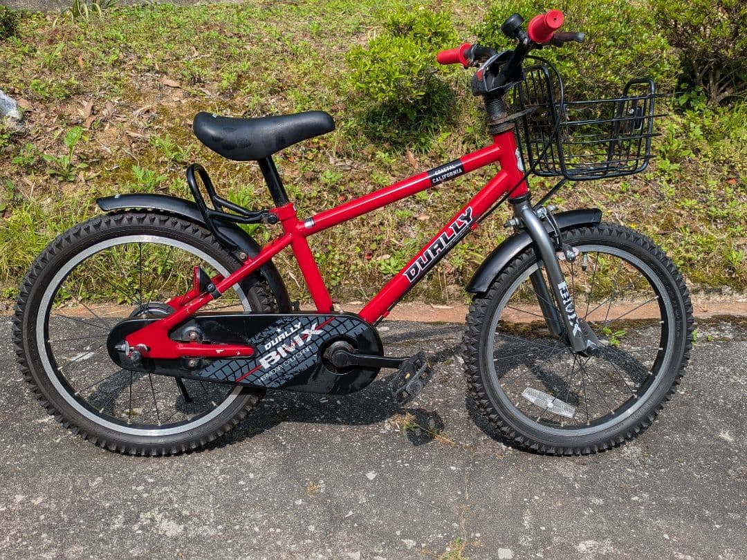 DURTLY 赤 18インチ 子供用自転車 BRIDGESTONE（ブリヂストン） 子供用自転車 クロスファイヤー キッズ