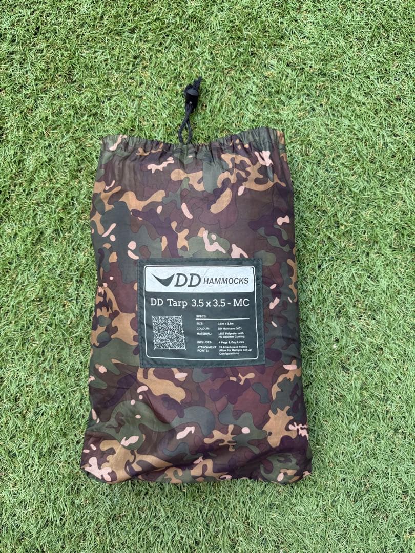 DD Tarp 3.5x3.5 - MC 迷彩　マルチカム DD Hammocks DDハンモック DDタープ 3.5m 3.5x3.5 タープテント 日よけ